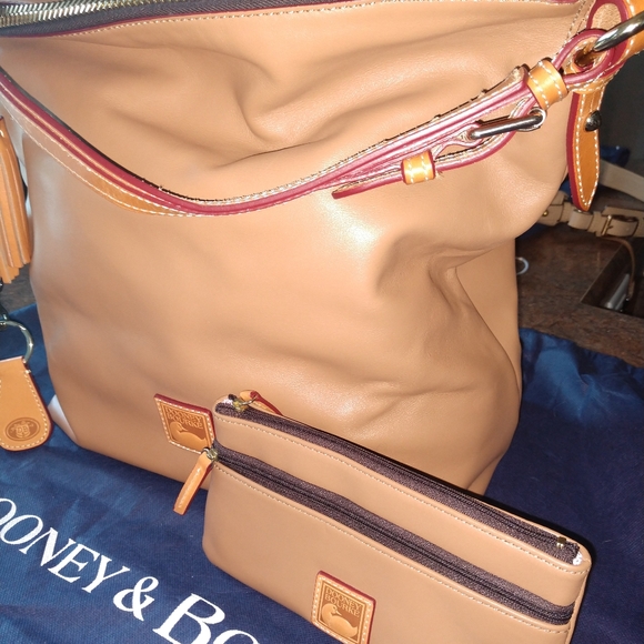 Dooney & Bourke Handbags - Dooney & Bourke shoulder hobo and wallet leather